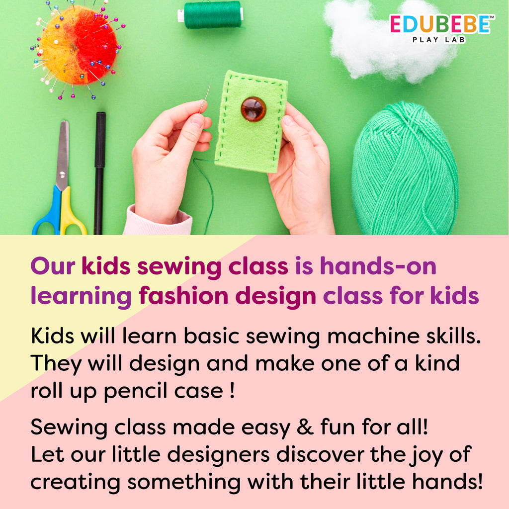 🧵✂️ Kids Sewing Class -Pencil Case Making 9/30 or 10/07 for