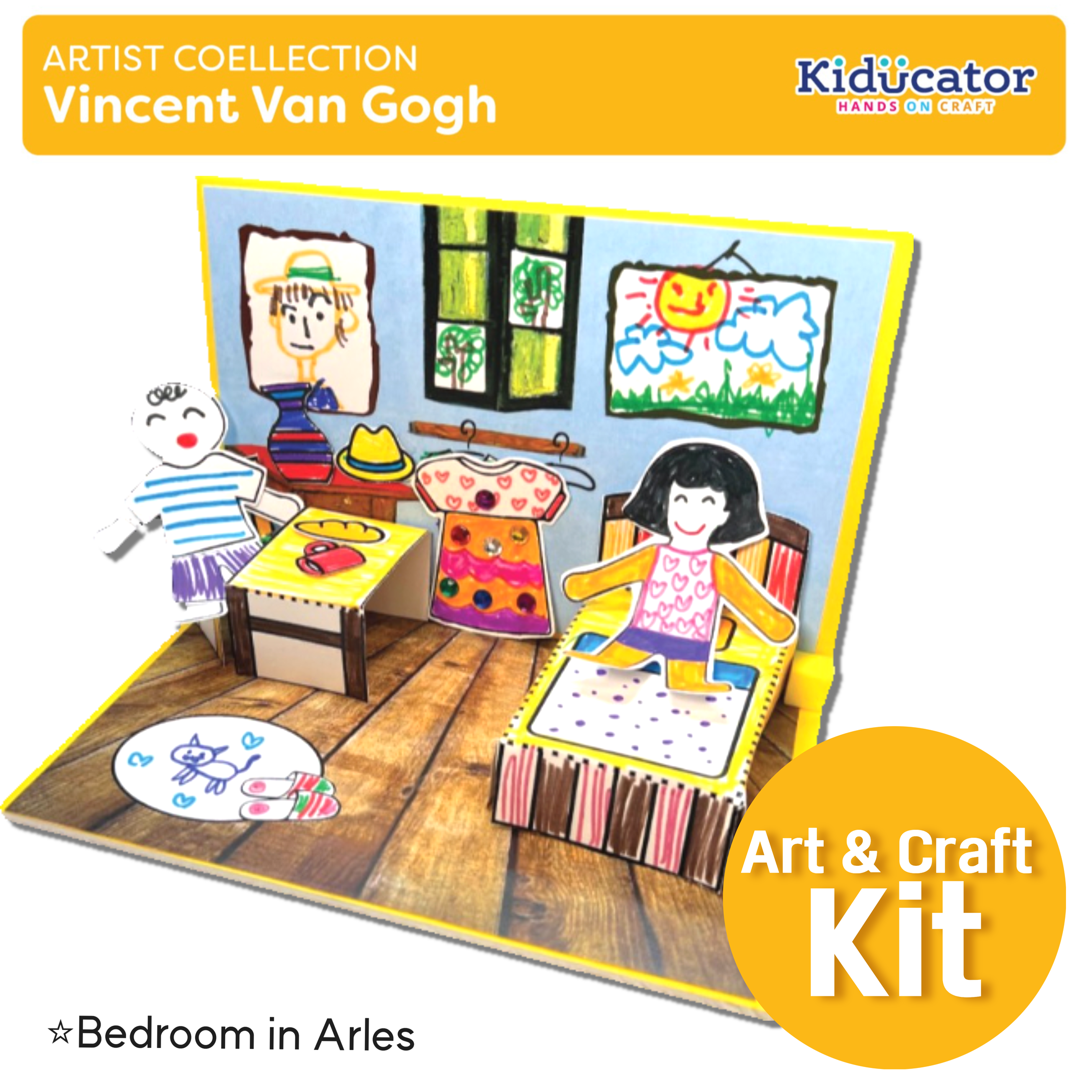 🌻Van Gogh Art & Craft Kit - Museum Artist Collection 🎨 – EDUBEBE
