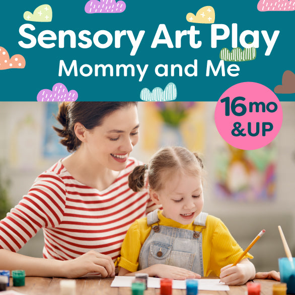 👶[Mommy & Me] Sensory Art Play - 12 weeks Program Nov 28th - Feb 13th 2023