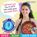 Pizza Day Art & Craft Kit / Step by Step Tutorial Video Included/ Food Craft for 5-10yrs/ Art and Craft kit for kid