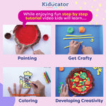 Pizza Day Art & Craft Kit / Step by Step Tutorial Video Included/ Food Craft for 5-10yrs/ Art and Craft kit for kid