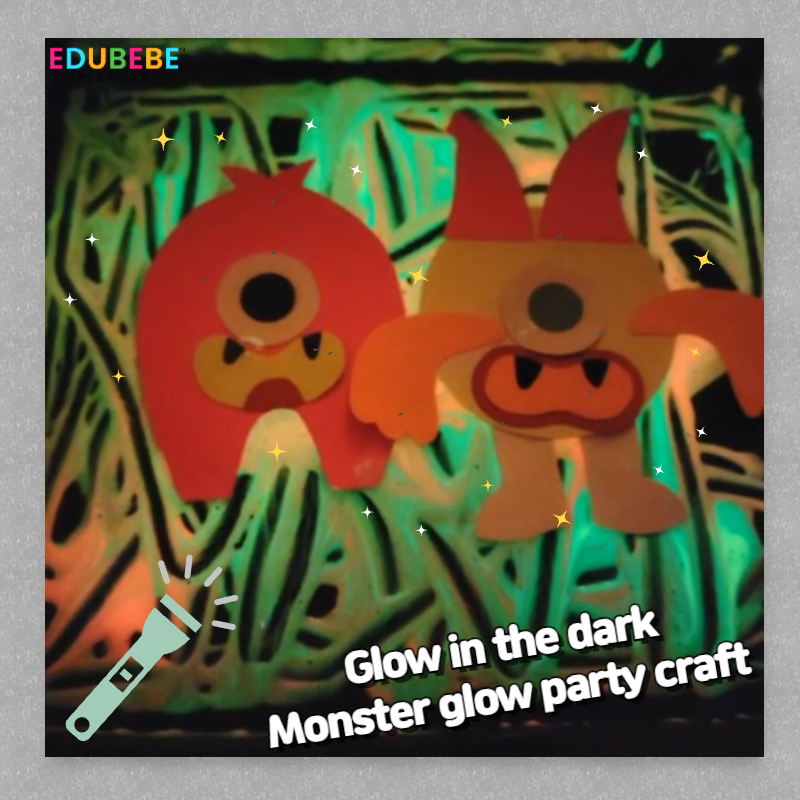 ART] Monster Glow Party : Neon paint, rolling art , glow in the dark –  EDUBEBE