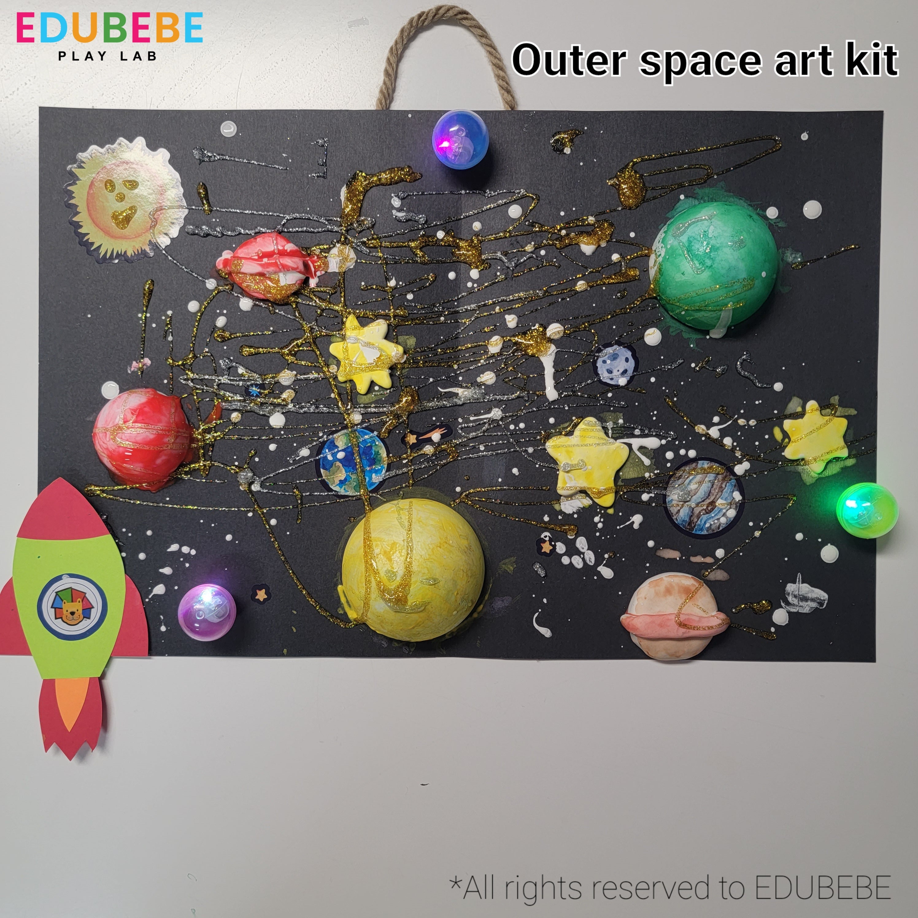 ART] Ready, Set, Blast! : Learning outer space, paint drop art, clay –  EDUBEBE