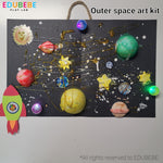 [ART] Ready, Set, Blast! : Learning outer space, paint drop art, clay art, art kit, fun education, gift idea